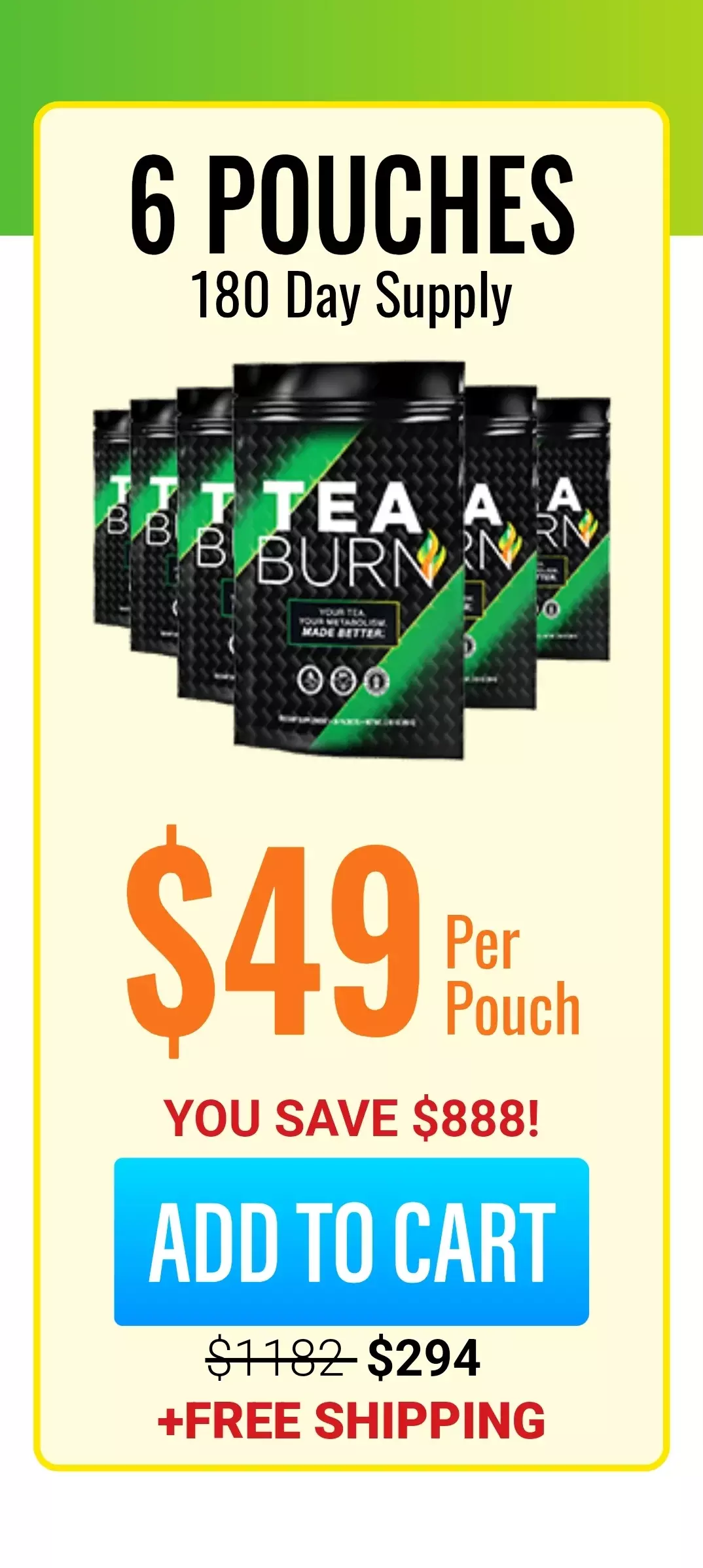 Slim Boost Tea 6 bags pricing